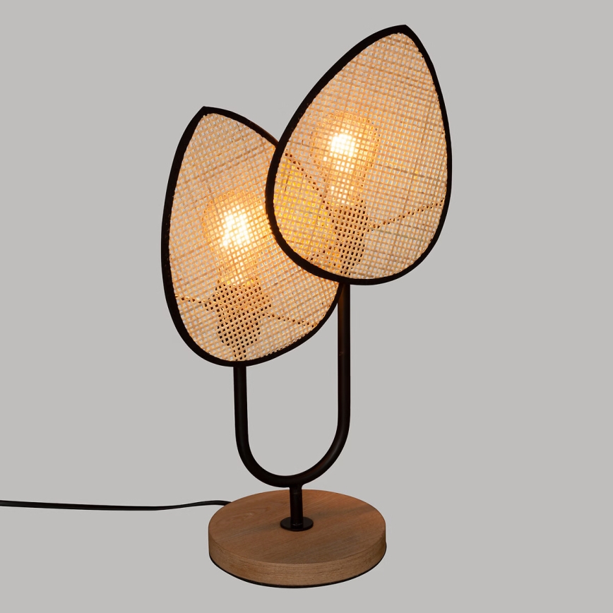 Atmosphera - Lampa stołowa OLME 1xE27/40W/230V rattan