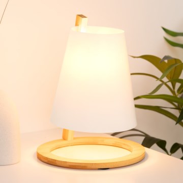Atmosphera - Lampa stołowa PITA 1xE14/40W/230V bambus