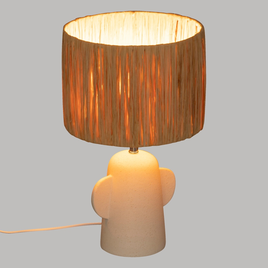 Atmosphera - Lampa stołowa RAIA 1xE27/40W/230V rafia