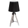 Atmosphera - Lampa stołowa RUNO 1xE27/25W/230V drewno/czarna