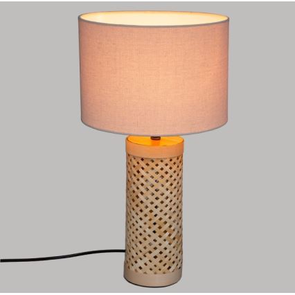 Atmosphera - Lampa stołowa SALMA 1xE27/40W/230V bambus