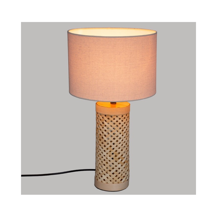 Atmosphera - Lampa stołowa SALMA 1xE27/40W/230V bambus