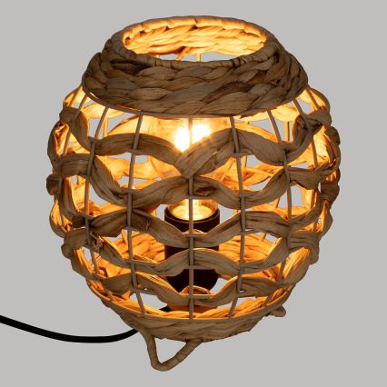Atmosphera - Lampa stołowa SAND 1xE27/40W/230V vodní hyacint