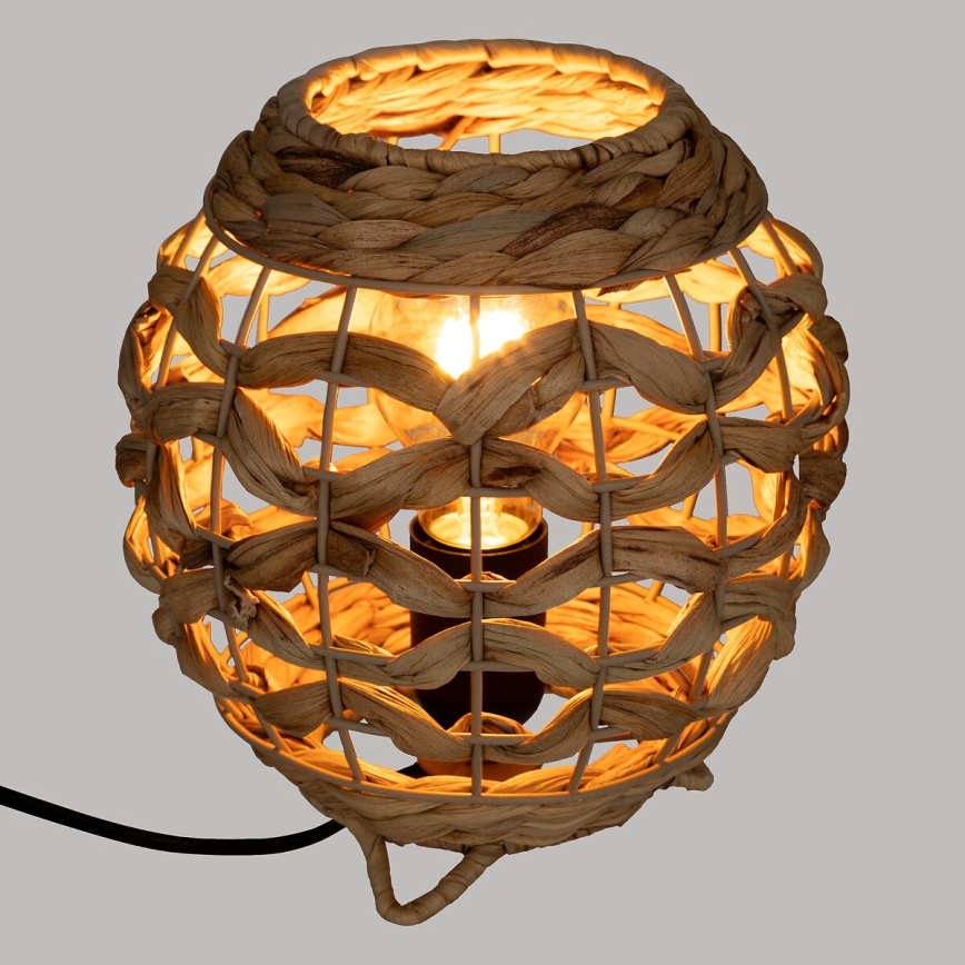Atmosphera - Lampa stołowa SAND 1xE27/40W/230V vodní hyacint