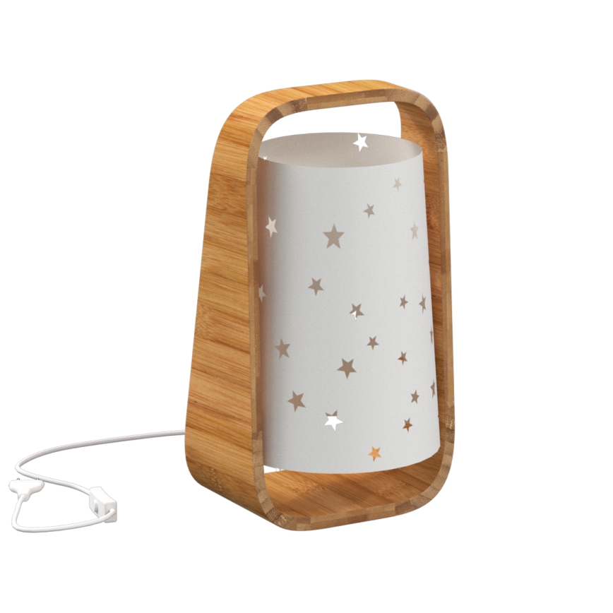 Atmosphera - Lampa stołowa STARS 1xE14/40W/230V z bambusa