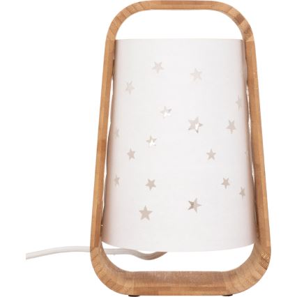 Atmosphera - Lampa stołowa STARS 1xE14/40W/230V z bambusa