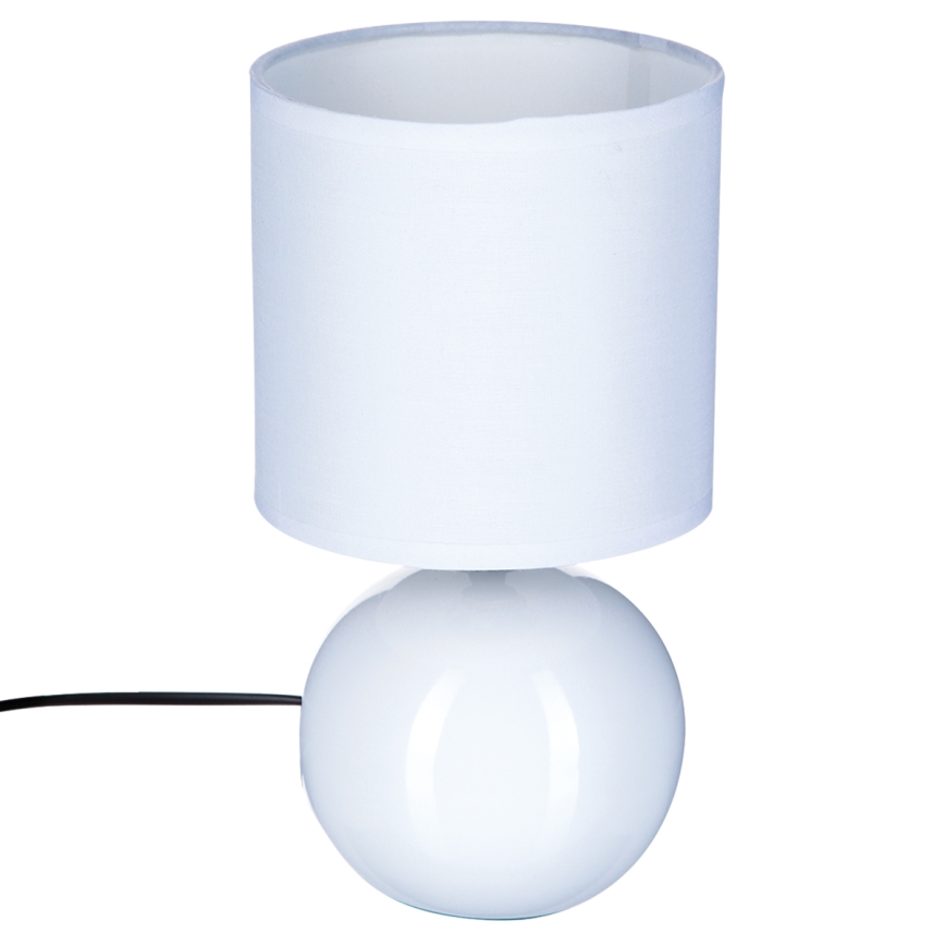 Atmosphera - Lampa stołowa TIMÉO 1xE14/60W/230V błyszcząca biel