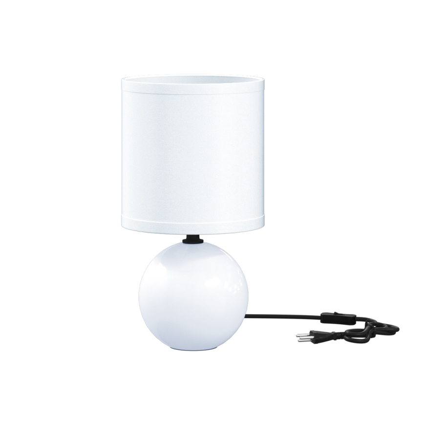 Atmosphera - Lampa stołowa TIMÉO 1xE14/60W/230V błyszcząca biel