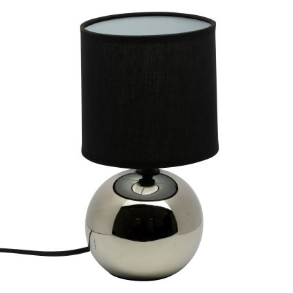 Atmosphera - Lampa stołowa TIMÉO 1xE14/60W/230V chrom błyszczący/czarny