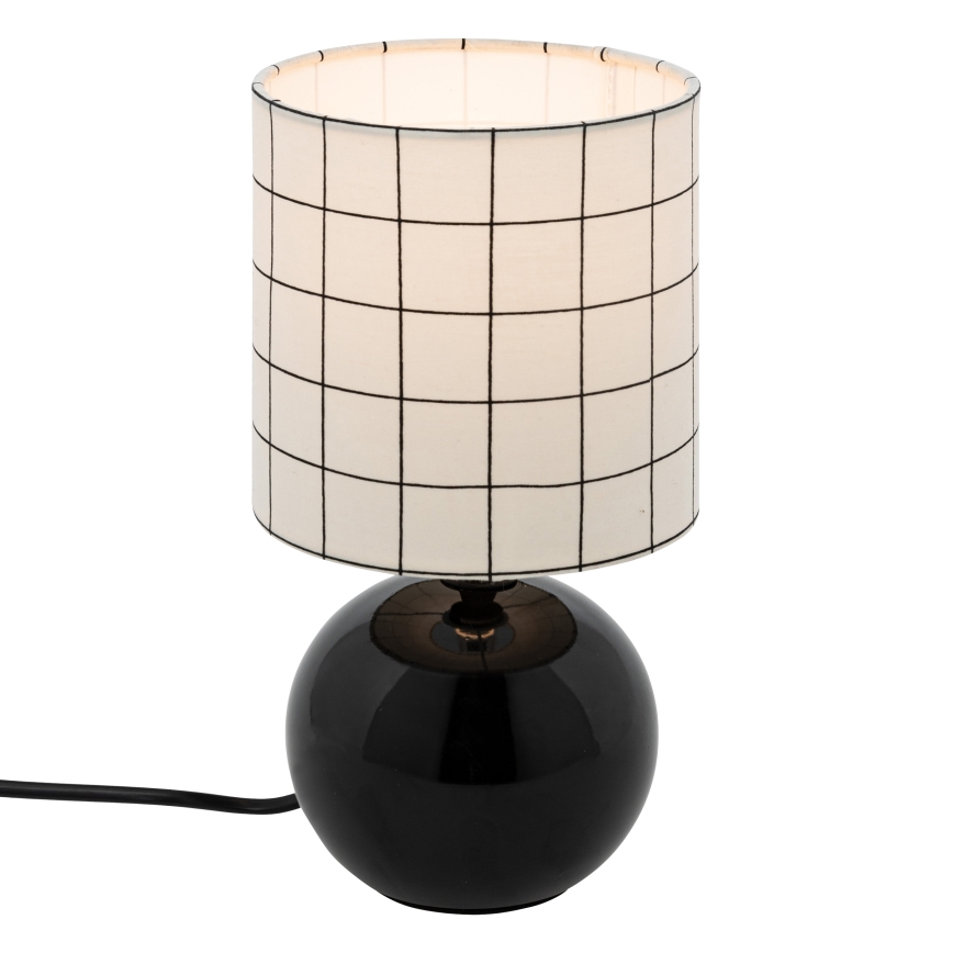 Atmosphera - Lampa stołowa TIMÉO 1xE14/60W/230V czarny/biały