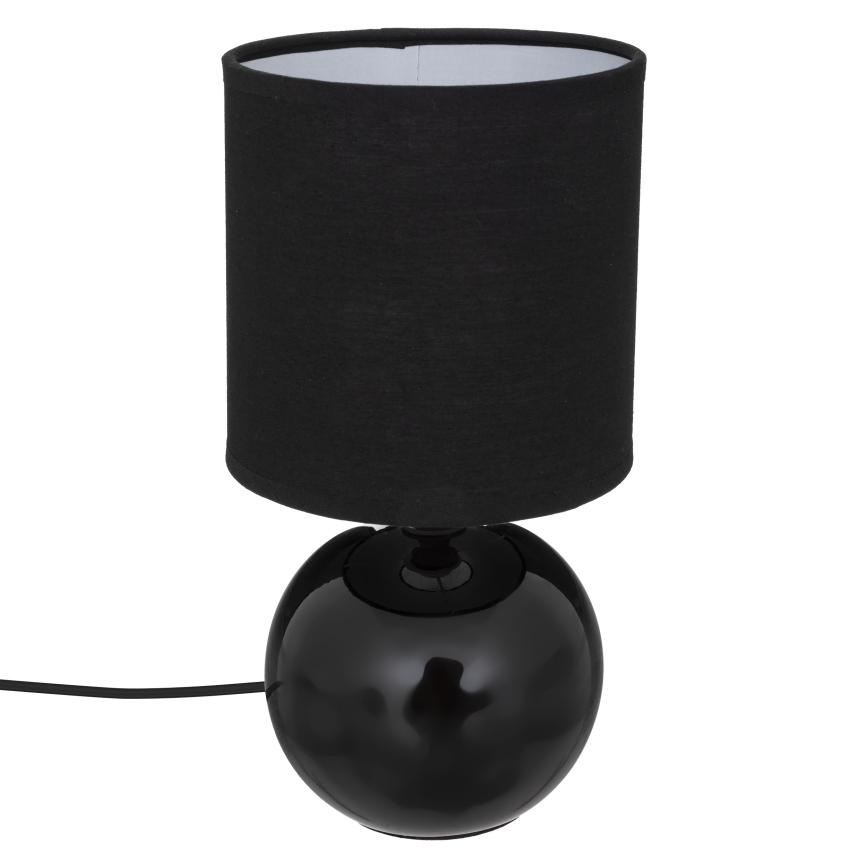 Atmosphera - Lampa stołowa TIMÉO 1xE14/60W/230V czarny błyszczący