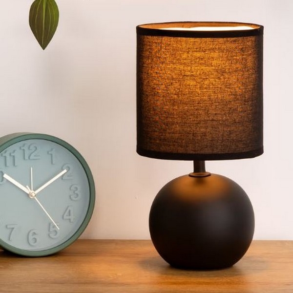Atmosphera - Lampa stołowa TIMÉO 1xE14/60W/230V matowa czarny