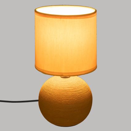 Atmosphera - Lampa stołowa TIMÉO 1xE14/60W/230V pomarańczowa