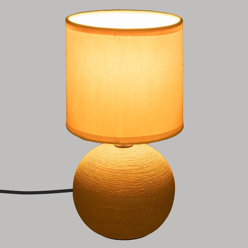 Atmosphera - Lampa stołowa TIMÉO 1xE14/60W/230V pomarańczowa