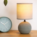 Atmosphera - Lampa stołowa TIMÉO 1xE14/60W/230V szary/biały