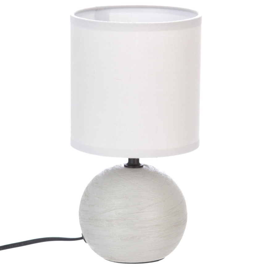 Atmosphera - Lampa stołowa TIMÉO 1xE14/60W/230V szary/biały