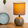 Atmosphera - Lampa stołowa TIMÉO 1xE14/60W/230V taupe