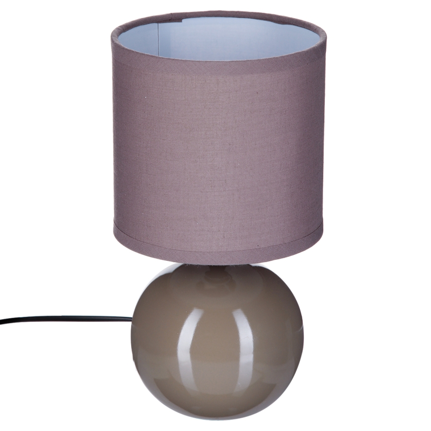 Atmosphera - Lampa stołowa TIMÉO 1xE14/60W/230V taupe