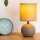 Atmosphera - Lampa stołowa TIMÉO 1xE14/60W/230V taupe/kremowy