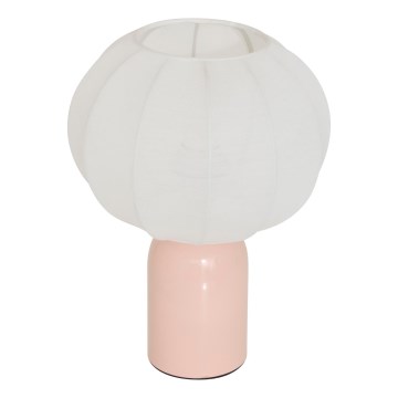 Atmosphera - Lampa stołowa TOBIE 1xE27/60W/230V różowa