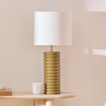 Atmosphera - Lampa stołowa VINUS 1xE27/60W/230V khaki