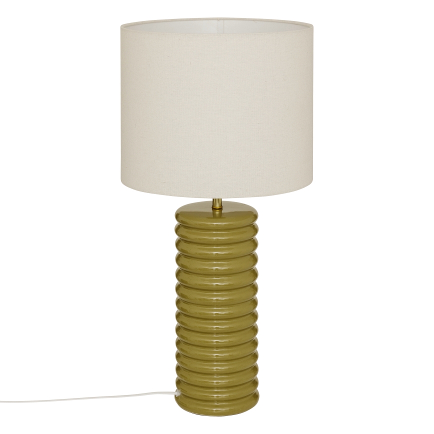 Atmosphera - Lampa stołowa VINUS 1xE27/60W/230V khaki