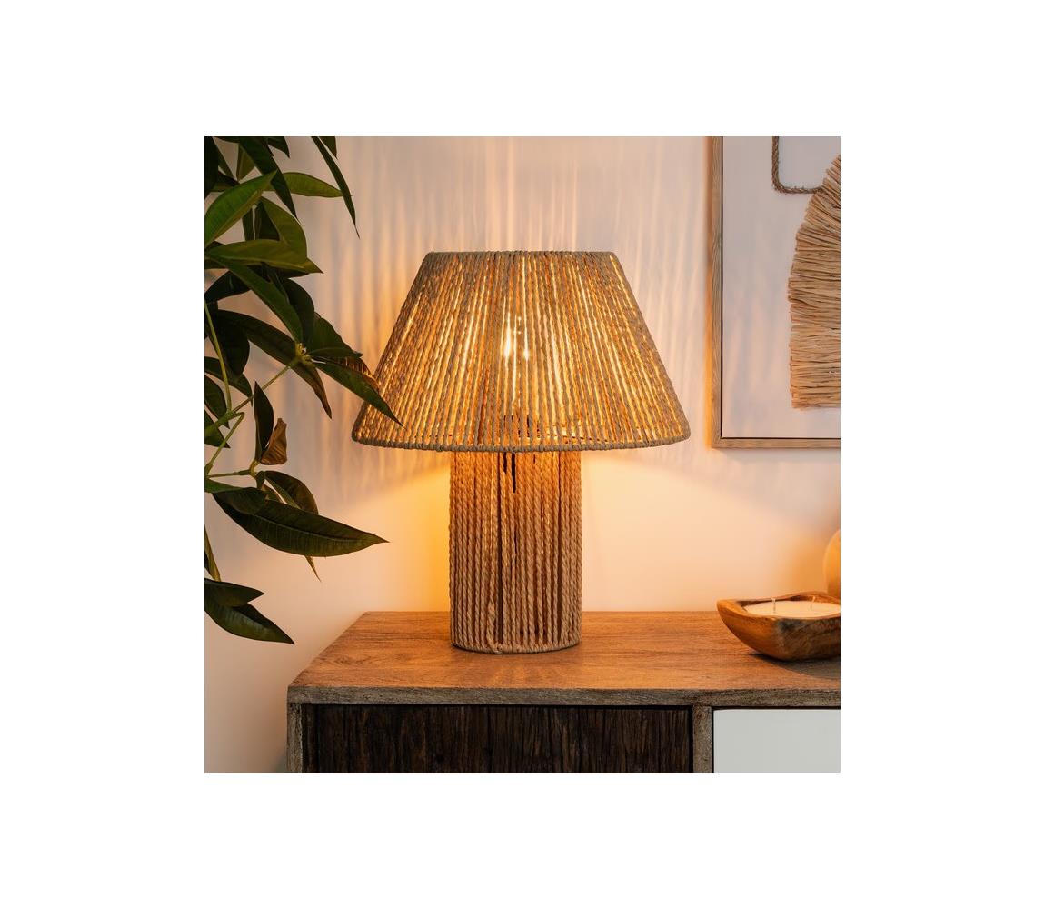 Atmosphera - Lampa stołowa ADRIA 1xE27/40W/230V juta