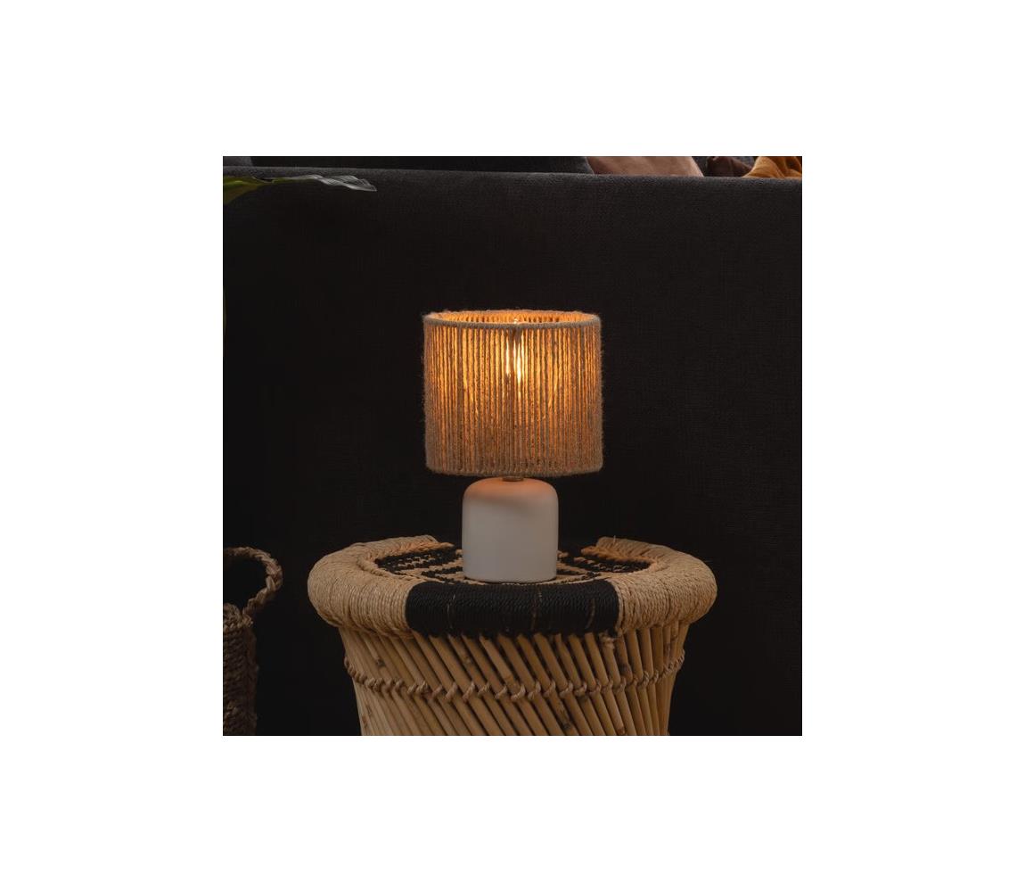Atmosphera - Lampa stołowa KOBY 1xE14/40W/230V biała