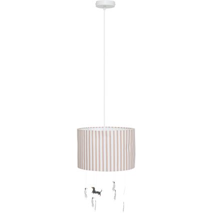 Atmosphera - Lampa wisząca dla dzieci na przewodzie SCOTT 1xE27/40W/230V z motywem psów