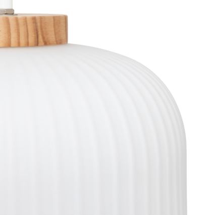 Atmosphera - Lampa wisząca na lince TRAVIS 1xE27/25W/230V sosna