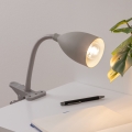 Atmosphera - Lampa z klipsem SILY 1xE14/7W/230V szara
