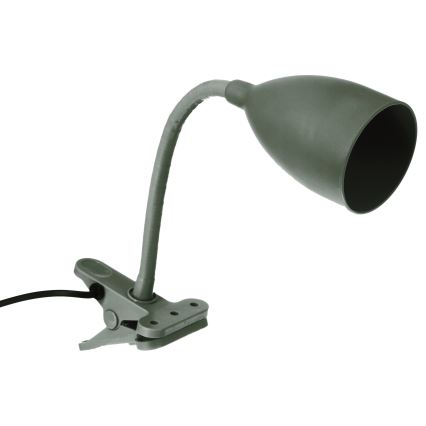 Atmosphera - Lampa z klipsem SILY 1xE14/7W/230V zielona