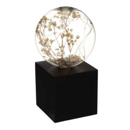 Atmosphera - Lampka stołowa LED MICRO LED/2xAAA antracyt