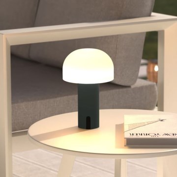 Atmosphera - LED Akumulatorowa zewnętrzna dotykowa lampa stołowa JANY LED/3,7V 22 cm 2200 mAh IP44 czarna