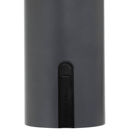 Atmosphera - LED Akumulatorowa zewnętrzna dotykowa lampa stołowa JANY LED/3,7V 22 cm 2200 mAh IP44 czarna