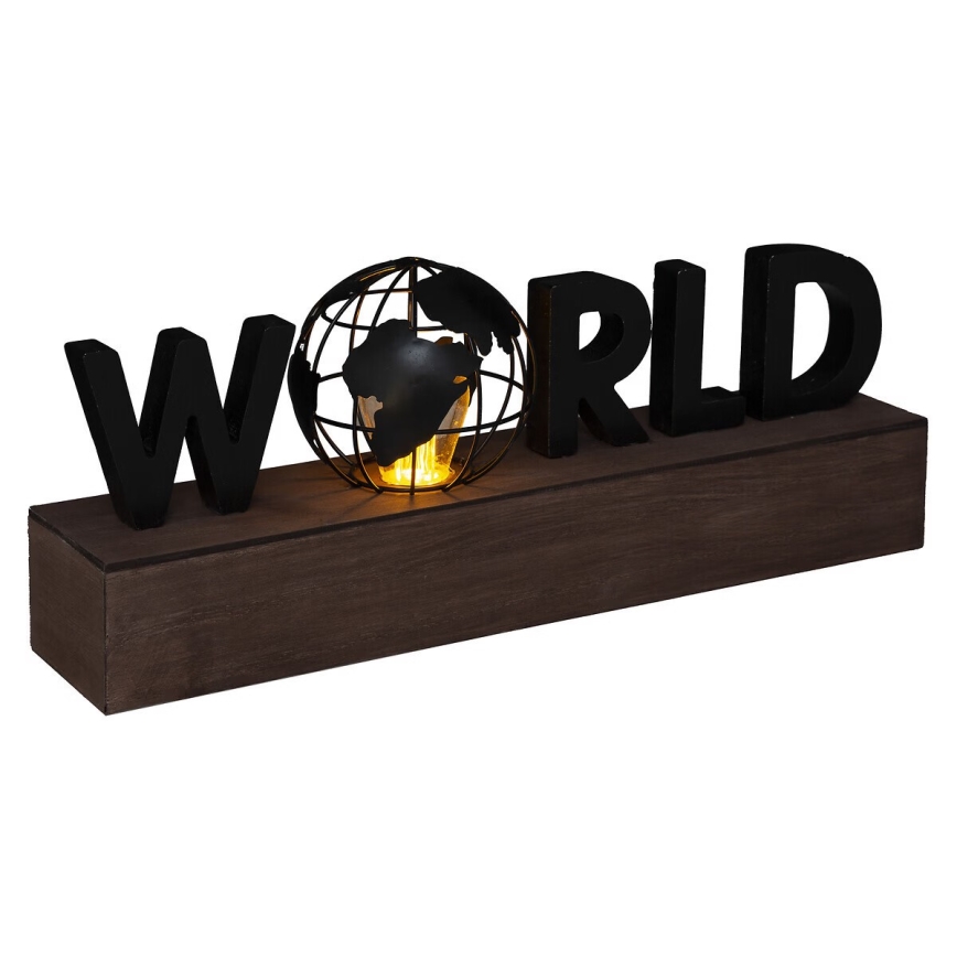 Atmosphera - LED Dekoracja WORLD LED/2xAAA