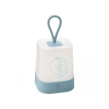 Atmosphera - LED dotykowa dziecięca ładowalna lampka nocna RABBIT LED/3,7V 1200 mAh niebieska