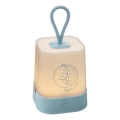 Atmosphera - LED dotykowa dziecięca ładowalna lampka nocna RABBIT LED/3,7V 1200 mAh niebieska