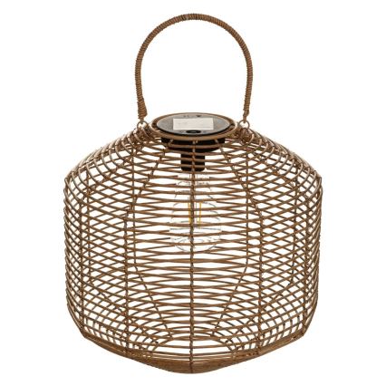 Atmosphera - LED Lampa solarna CUBA LED/1,2V 800 mAh IP44 rattan