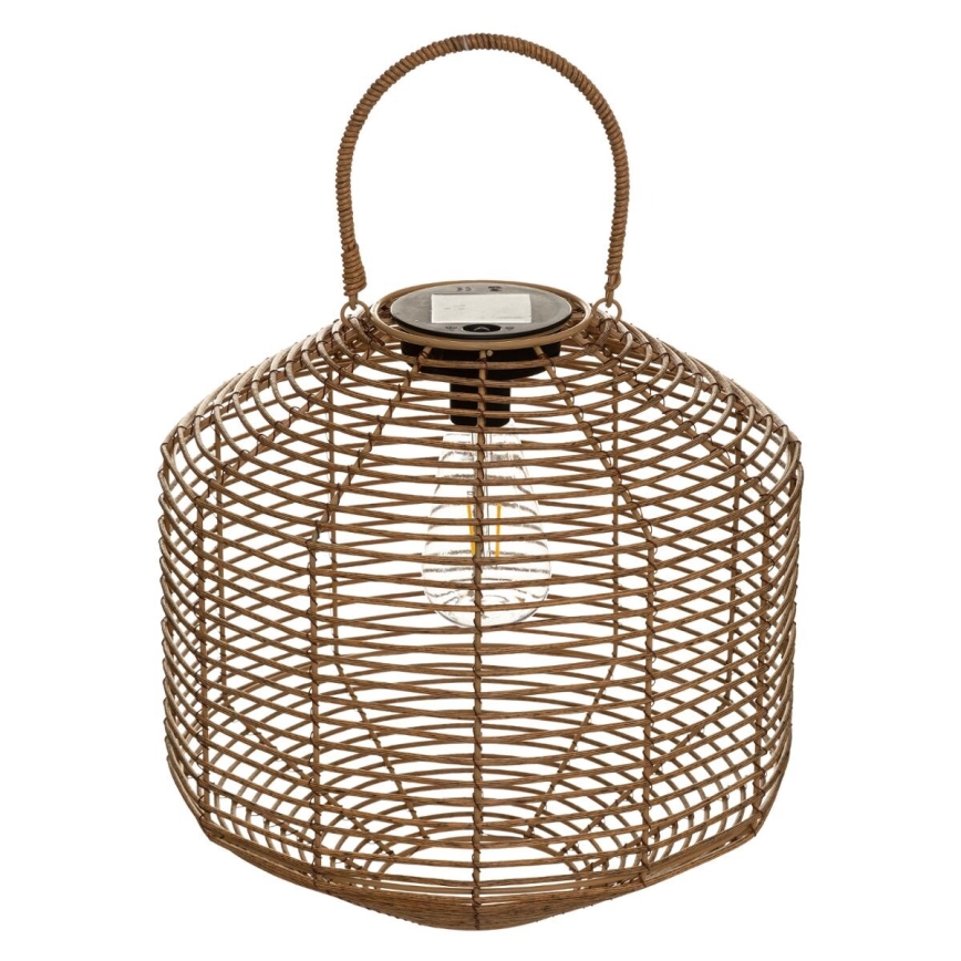 Atmosphera - LED Lampa solarna CUBA LED/1,2V 800 mAh IP44 rattan