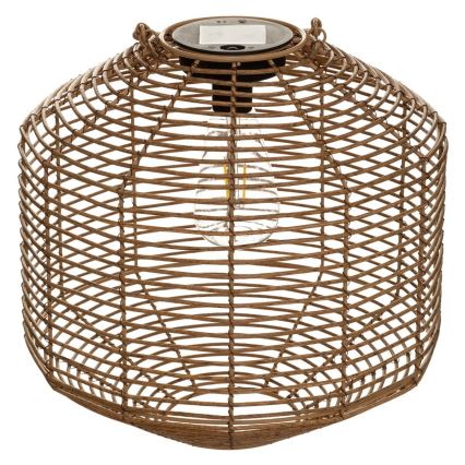Atmosphera - LED Lampa solarna CUBA LED/1,2V 800 mAh IP44 rattan
