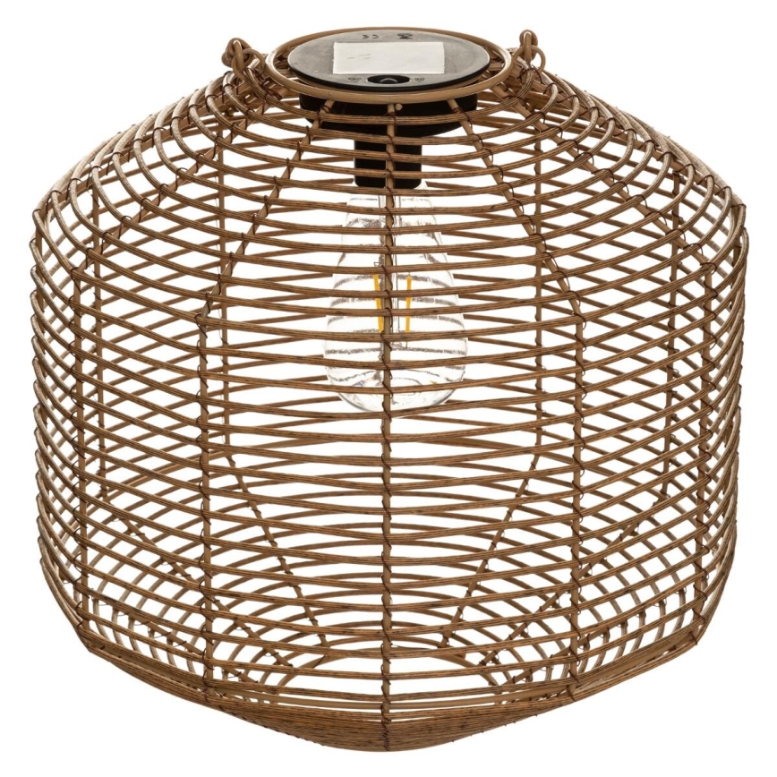 Atmosphera - LED Lampa solarna CUBA LED/1,2V 800 mAh IP44 rattan