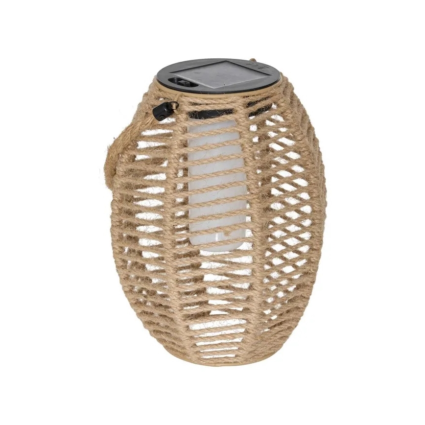 Atmosphera - LED latarnia solarna GINA LED/1,2V 800 mAh IP44 juta