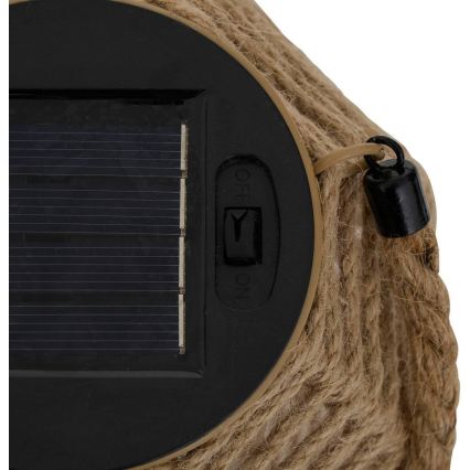 Atmosphera - LED latarnia solarna GINA LED/1,2V 800 mAh IP44 juta