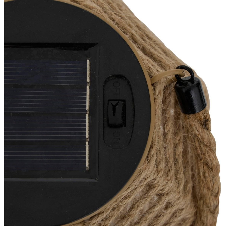 Atmosphera - LED latarnia solarna GINA LED/1,2V 800 mAh IP44 juta