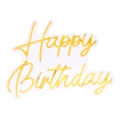Atmosphera - LED neonowa dekoracja ścienna HAPPY BIRTHDAY LED/5V