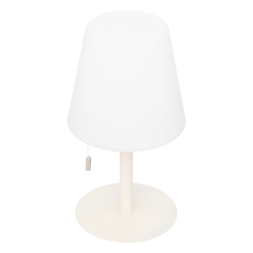 Atmosphera - LED RGBW Akumulatorowa zewnętrzna lampa stołowa ZACK LED/3,7V 1200 mAh IP44 beżowa