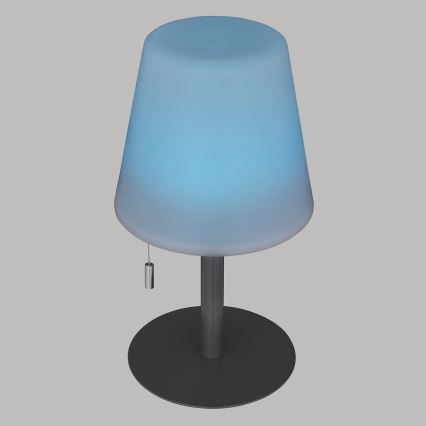 Atmosphera - LED RGBW Akumulatorowa zewnętrzna lampa stołowa ZACK LED/3,7V 1200 mAh IP44 czarna