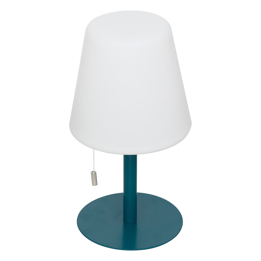 Atmosphera - LED RGBW Akumulatorowa zewnętrzna lampa stołowa ZACK LED/3,7V 1200 mAh IP44 turkusowa