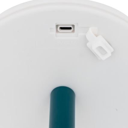 Atmosphera - LED RGBW Akumulatorowa zewnętrzna lampa stołowa ZACK LED/3,7V 1200 mAh IP44 turkusowa